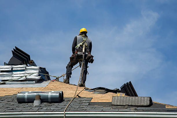 Professional Metal Roofing technician working in Rollins, MT